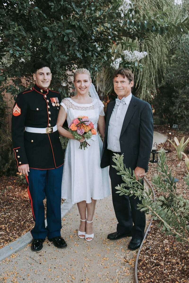 Spencer Howe on his wedding day